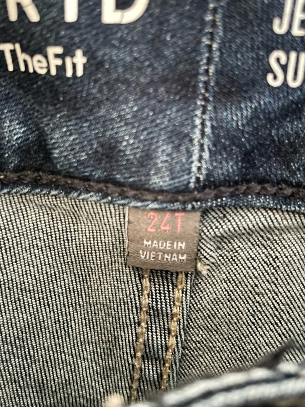 torrid Dark Blue High-Rise Jeggings with Triple-Button Waist - Picture 3 of 3